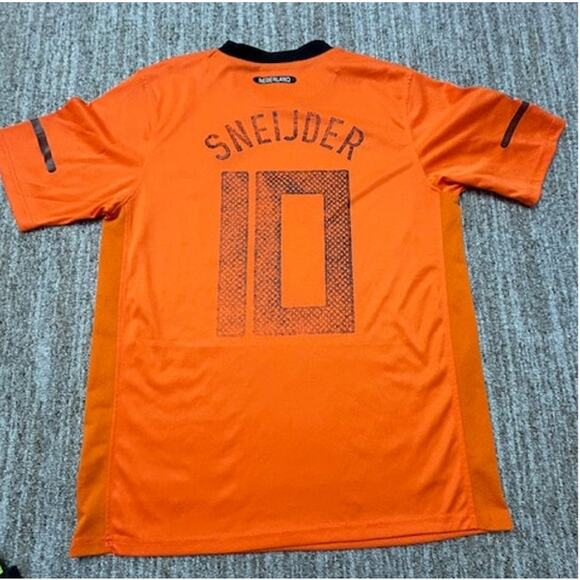 Nike Netherlands Home Soccer Jersey World Cup Final 2010 Wesley Sneijder Size L - Picture 2 of 8